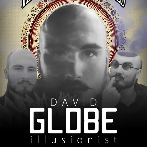 Poster van illusionist David Globe